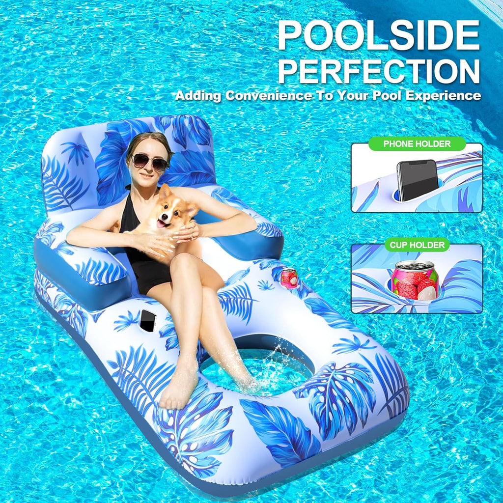 Inflatable Pool Floats, Solar Powered Large Swan Pool Float Adult, LED Color Changing