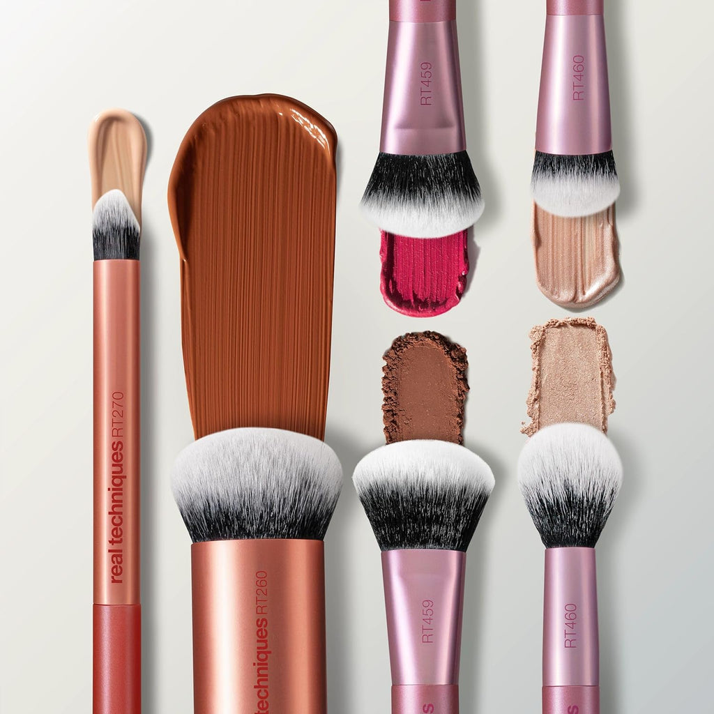 Full Beat Makeup Brush Set, 4-Piece Brush Kit | Travel-ready glam, travel makeup brush set, makeup brush kit