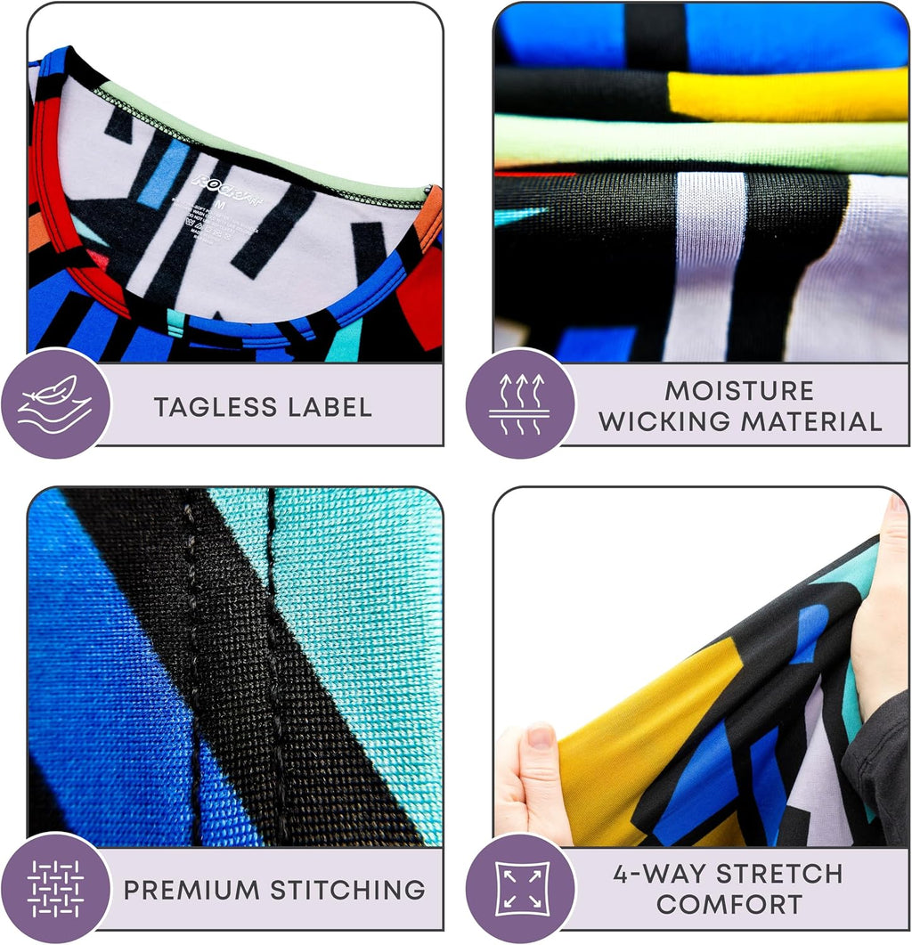 Thermal Underwear for Kids, Girls Thermals Long Johns Underwear, Base Layer for Cold weather/skiing, Geometric
