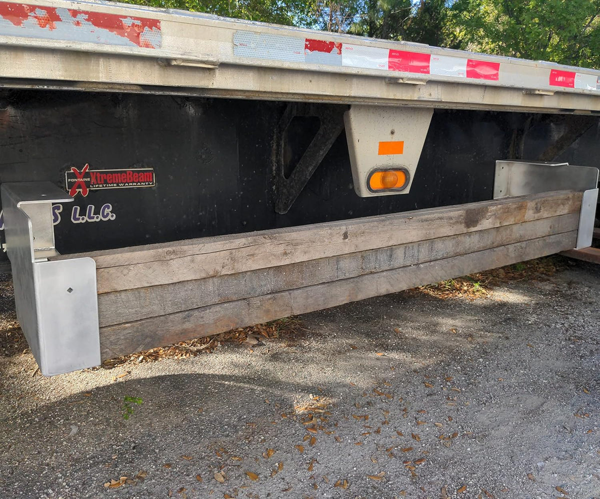 Aluminum Lightweight Wood & Dunnage Rack Holder for Flatbed and Stepdeck Semi Trailers (PL1700)