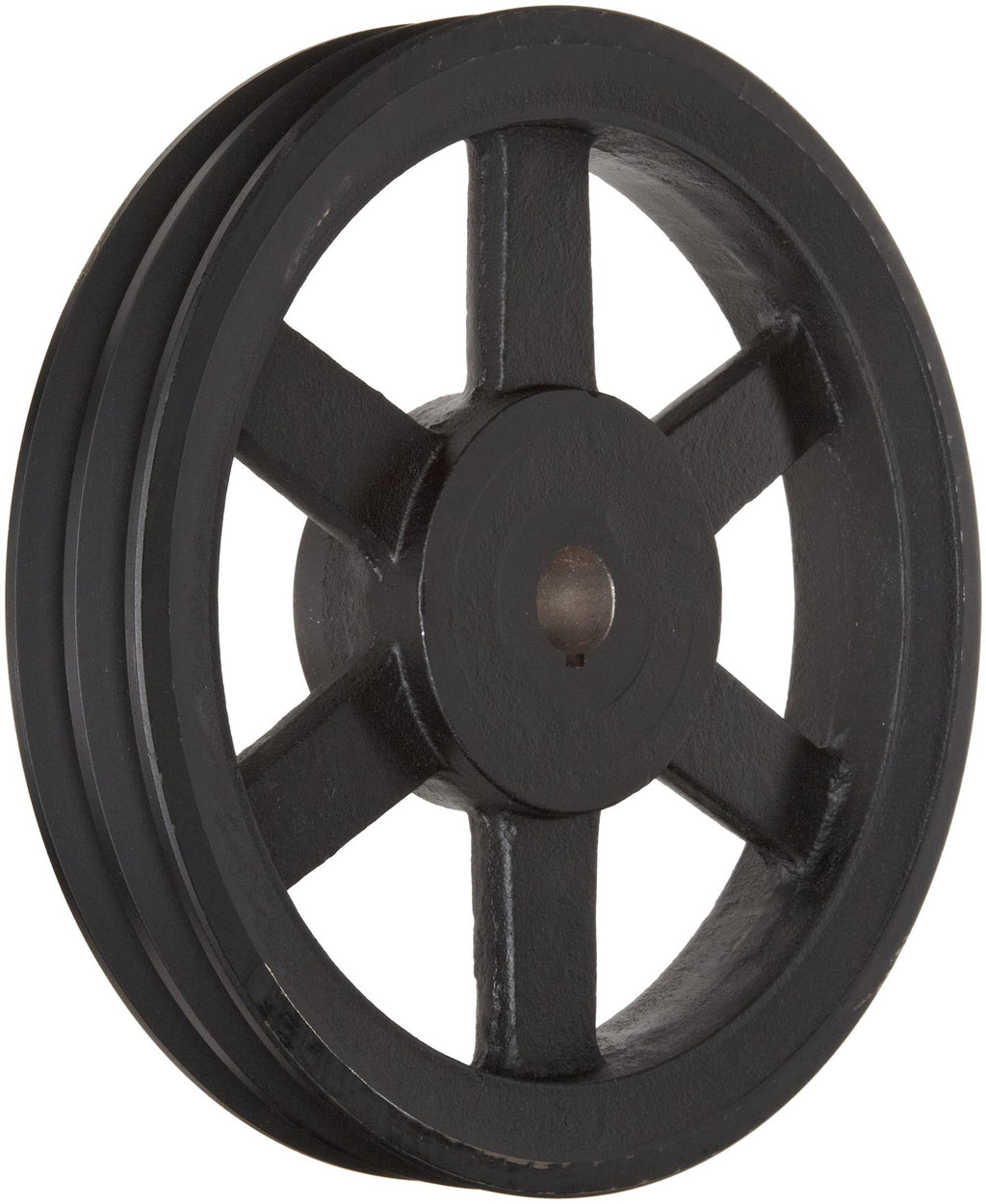 Martin 2AK84 15/16 FHP Sheave BS, 3L/4L or A Belt Section, 2 Grooves, 0.9375" Bore, Class 30 Gray Cast Iron, 8.25" OD, 3007 max RPM, 7.66" Pitch Diameter/8 Datum