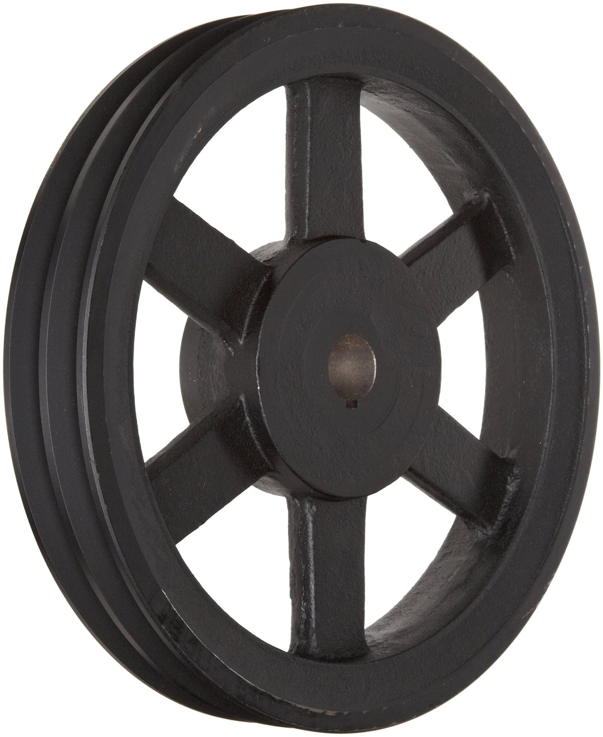 Martin 2AK84 15/16 FHP Sheave BS, 3L/4L or A Belt Section, 2 Grooves, 0.9375" Bore, Class 30 Gray Cast Iron, 8.25" OD, 3007 max RPM, 7.66" Pitch Diameter/8 Datum