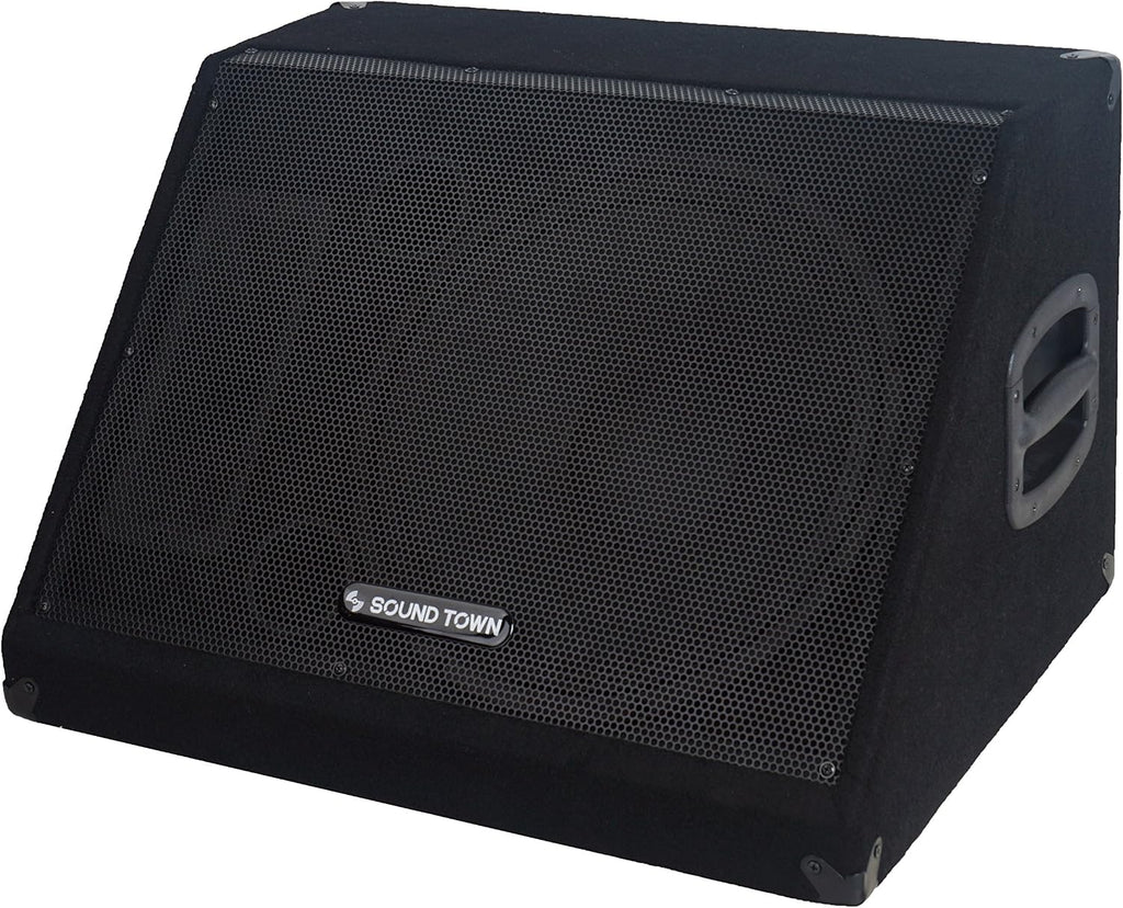 2-Pack Passive DJ PA Stage Monitor Speakers METIS-15M-PAIR 15” 600W with Compression Driver for Live Sound, Bar, Church