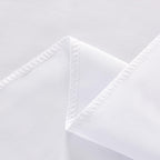 10-Pack Round 108-inch White Table Cloths, Solid Stain and Wrinkle Resistant Circular Tablecloth, Premium Plain Weave