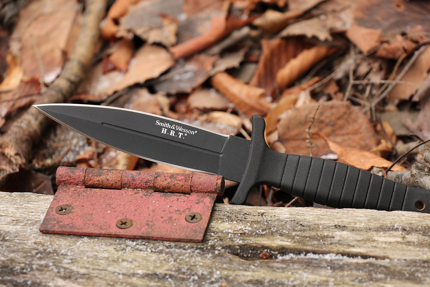 9" H.R.T Double Edged Boot Knife with High Carbon Stainless Steel Blade