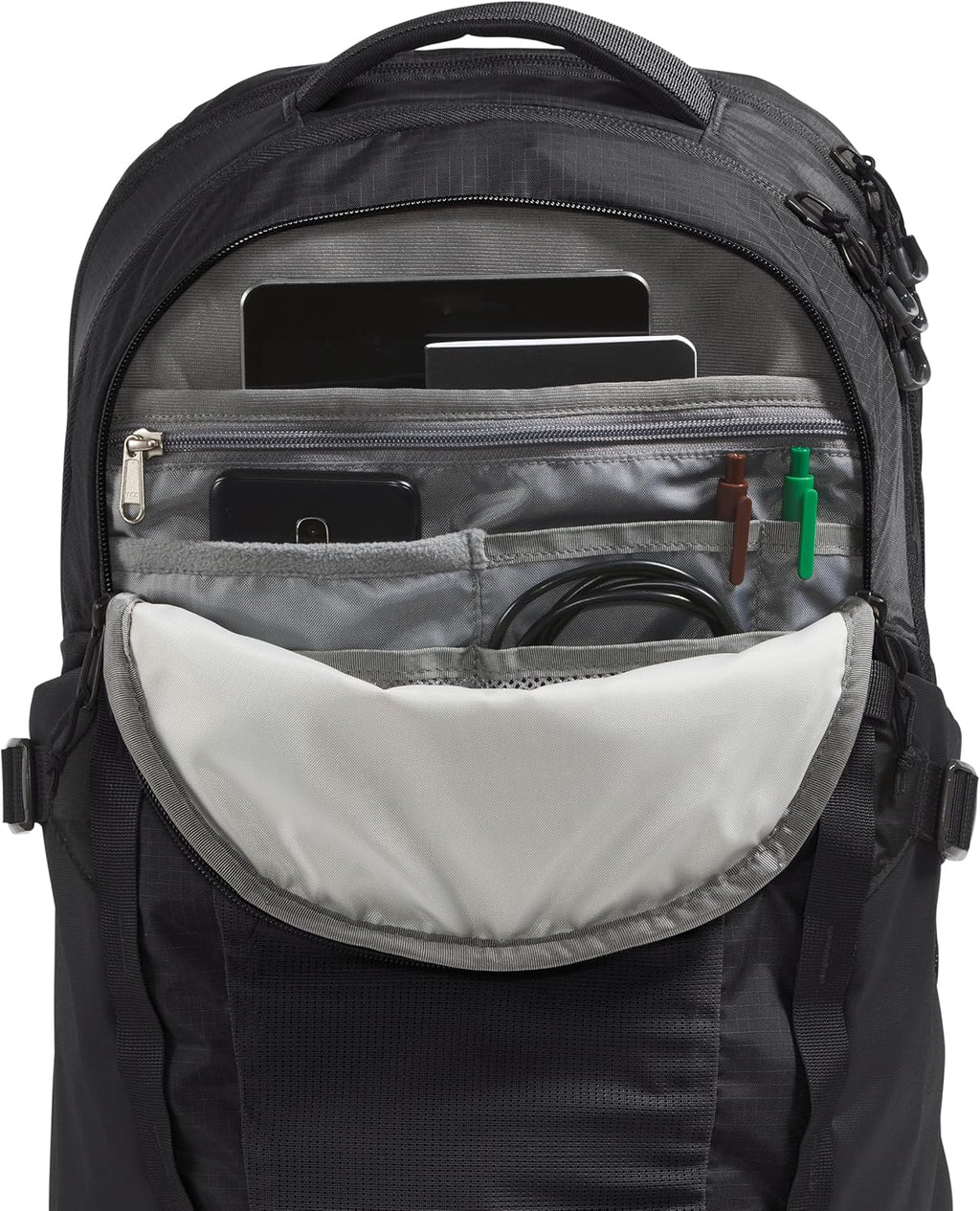 The North Face Recon Everyday Laptop Backpack - Daypack, Water Repellent, Laptop Sleeve, 2 Water Bottle Pockets, TNF