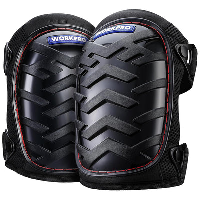Knee Pads, Gel Cushion Safety Kneepads | Ergonomic Foam Padding, Adjustable Buckle Straps, Durable Buttons