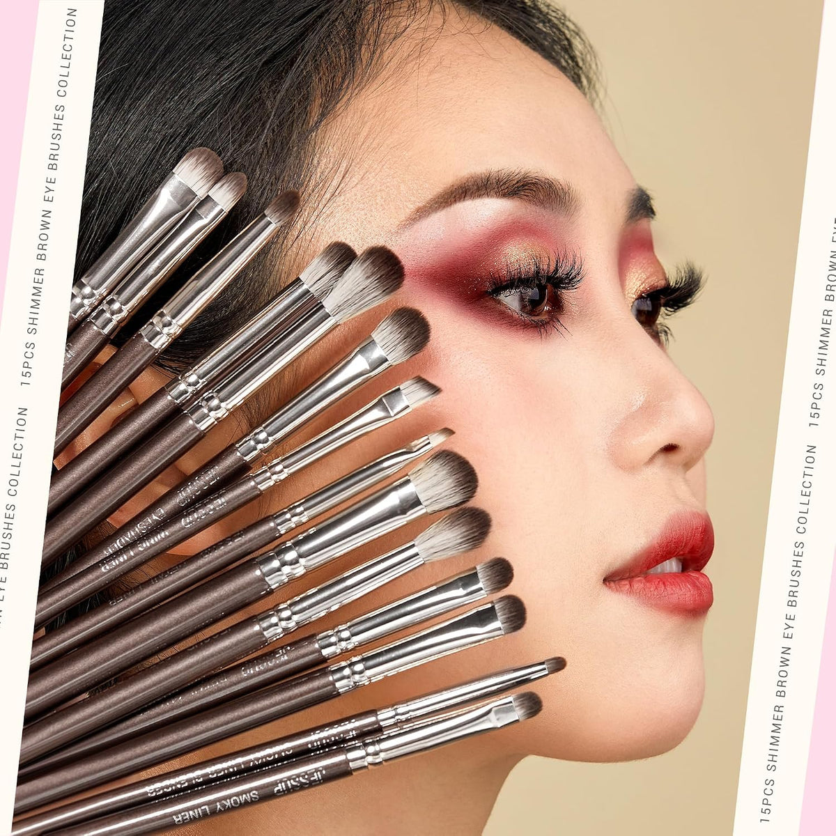 Eyeshadow Brush 15pcs Eyeliner & Eye Makeup Brush Professional T499
