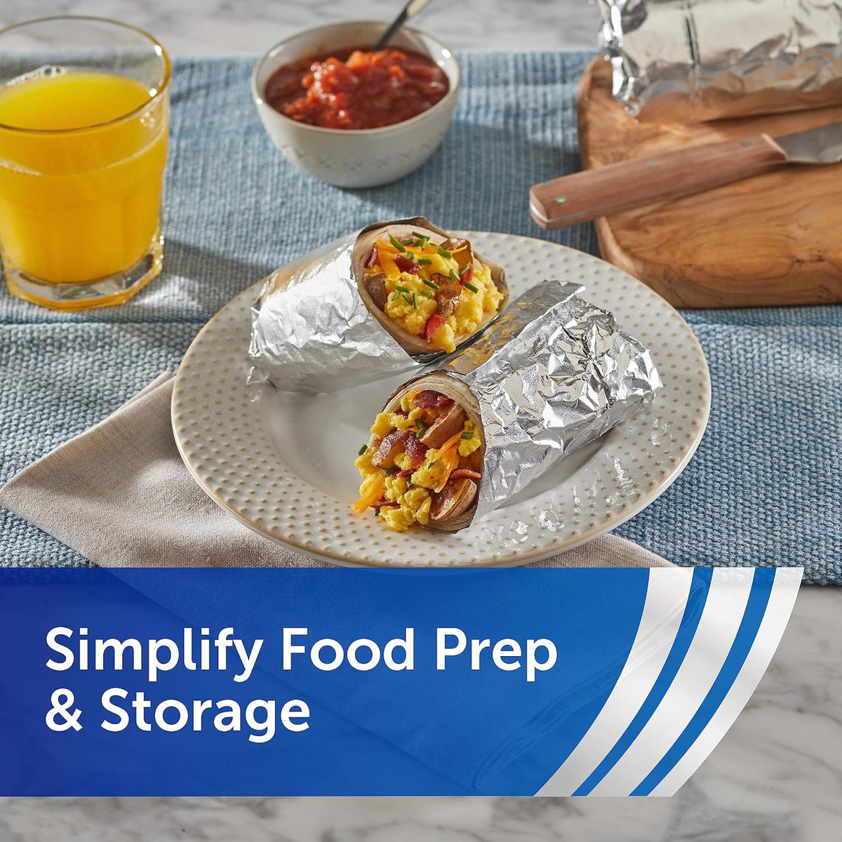 Wrap Pop-Up Aluminum Foil Sheets, 50ct (Pack of 5), 250 Total