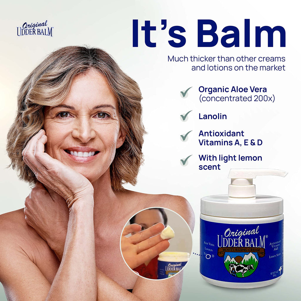 Extra Thick Udder Cream & Deep Moisture for Dry Skin