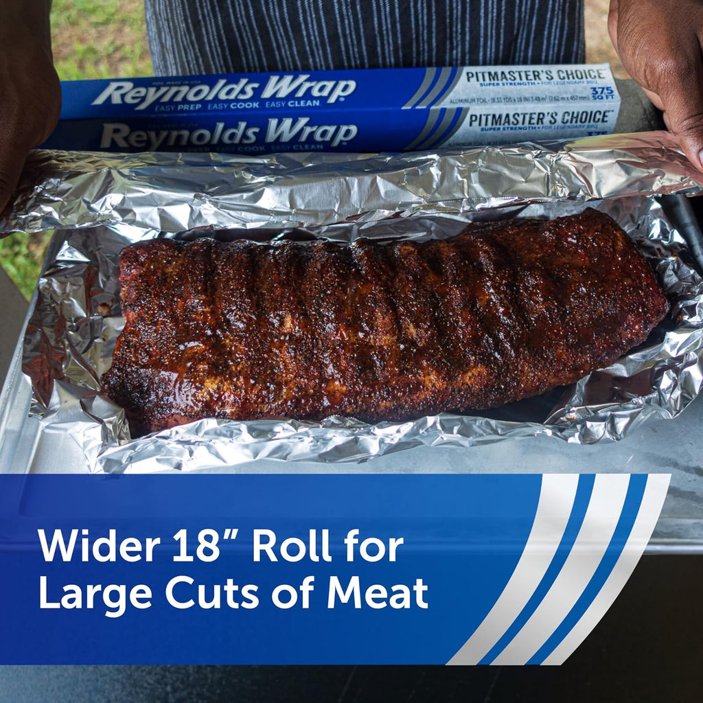 Wrap Pitmaster's Choice Heavy Duty Aluminum Foil, 18in, 37.5sq ft