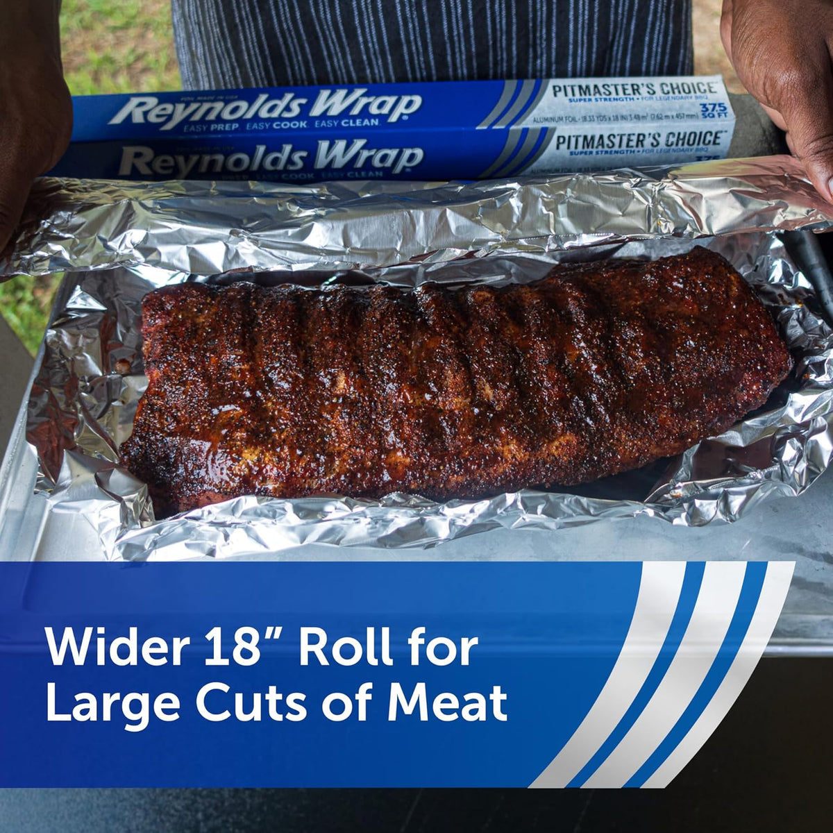 Wrap Pitmaster's Choice Heavy Duty Aluminum Foil, 18in, 37.5sq ft