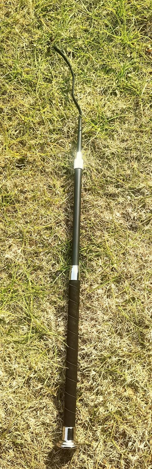 Dressage Horse Whip, Adjustable Horse Whip, Telescopic 4-piece Balanced carbon composite whip with positionable and