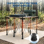 36" Tall Portable Folding Workbench 4x4 ft, 3500lbs Capacity