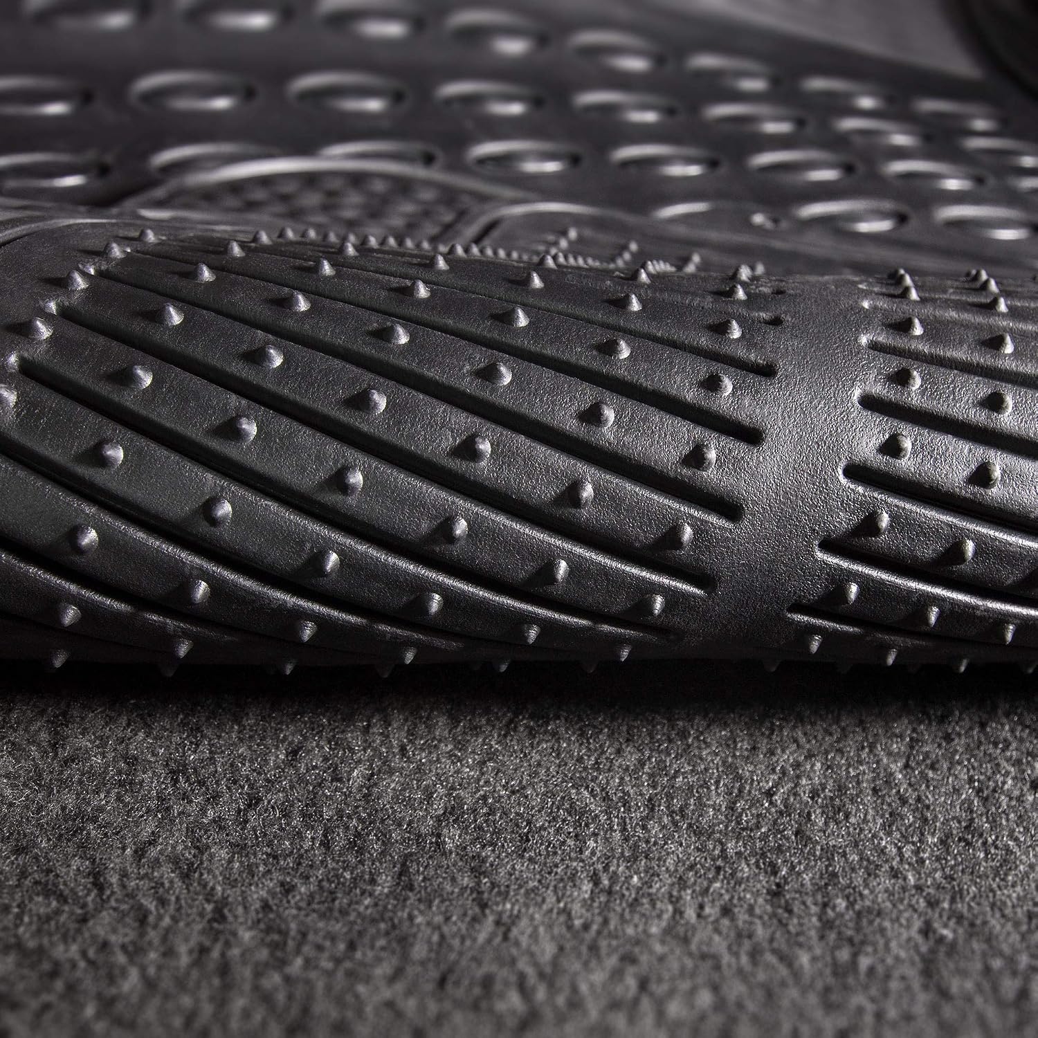 Automotive Floor Mats Solid ClimaProof for all weather protection Universal Fit Trimmable Heavy Duty fits most Cars