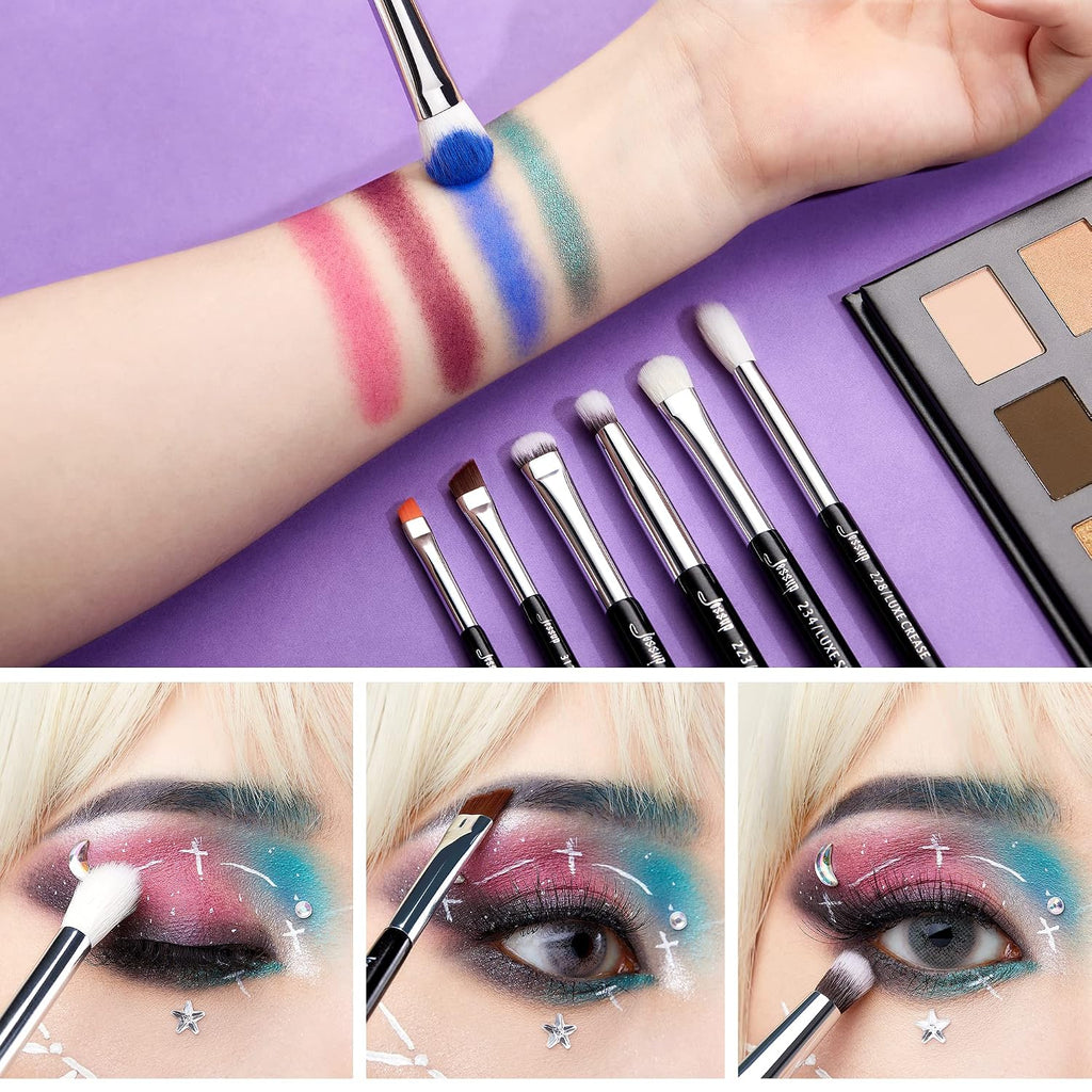 Eye Makeup Brushes Set Professional for Eyeshadow Eyeliner Brow T177