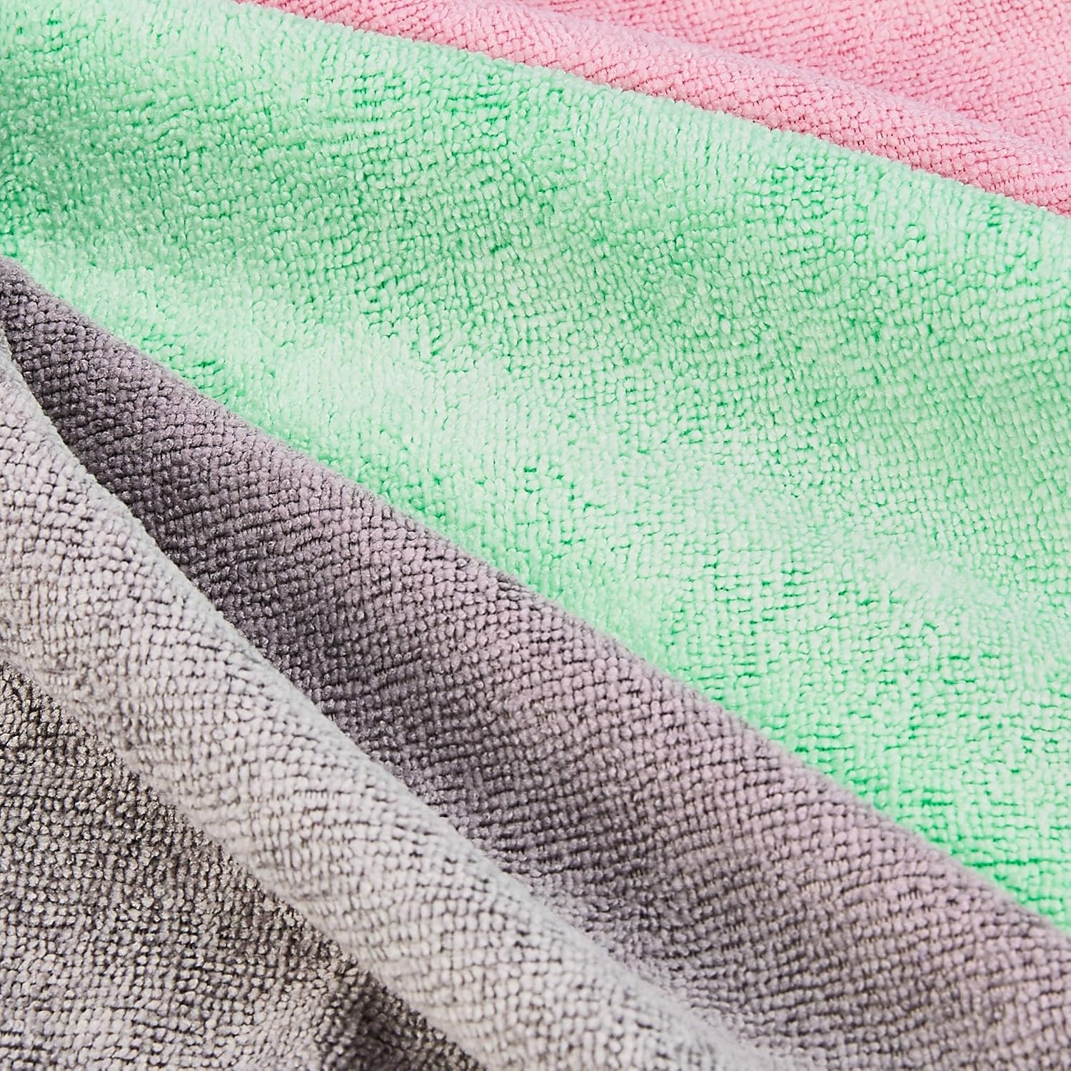 Microfiber Cleaning Cloths, Ultra-Soft and Highly Absorbent, Streak-Free, Lint-Free, Scratch-Free, Washable, for Car