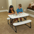 Kid's Picnic Table, White