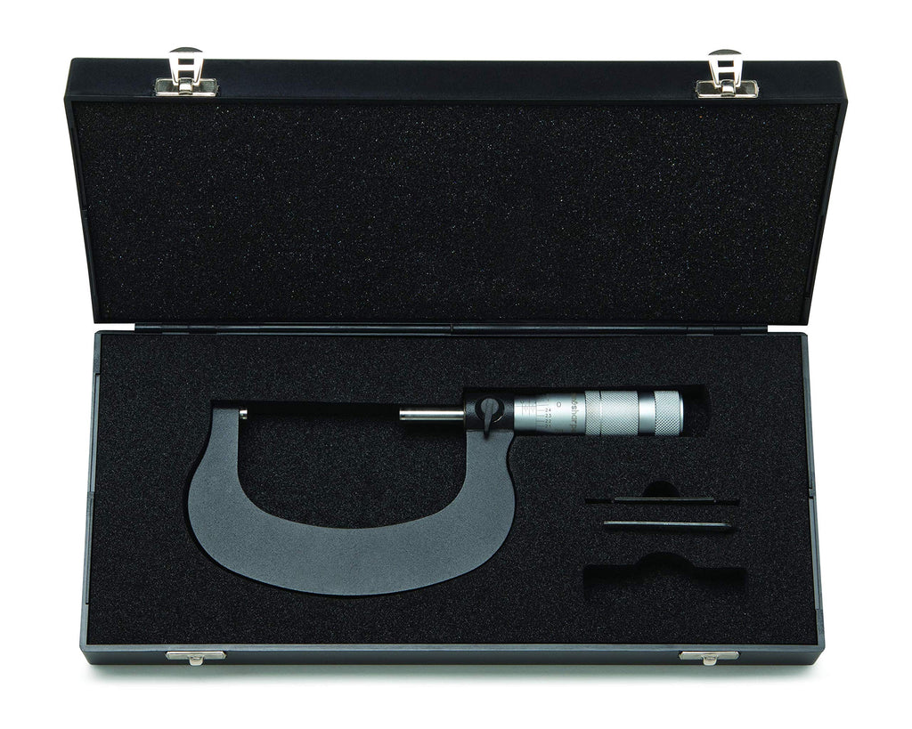TESA Brown & Sharpe Micrometer, Enamel Frame, 3 INCH, Straight Lines