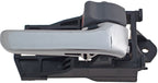 Dorman 92936 Interior Door Handle Compatible with Select Toyota Models, Chrome; Gray