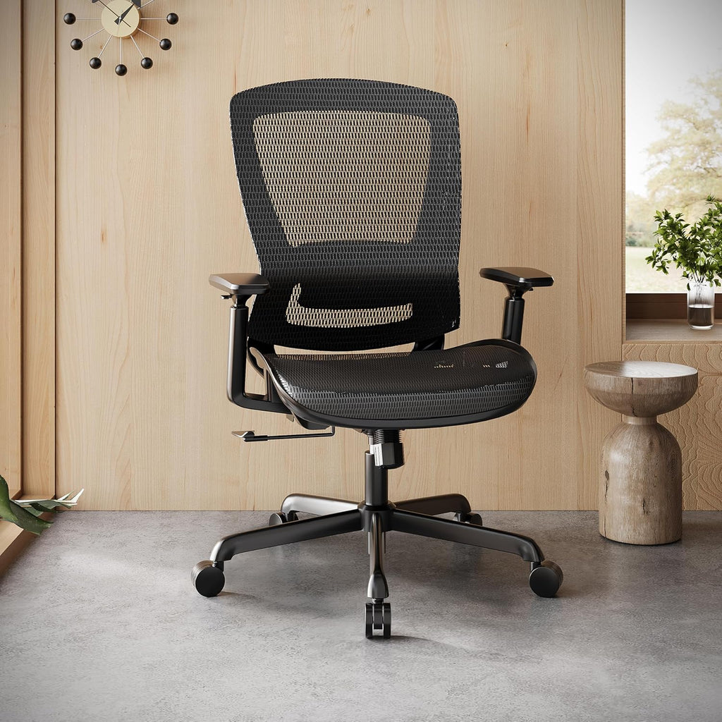 Ergonomic Mesh Office Chair,Comfy Computer Desk Chair - BIFMA 5.1 Certified Commercial Swivel Task Chair for Home