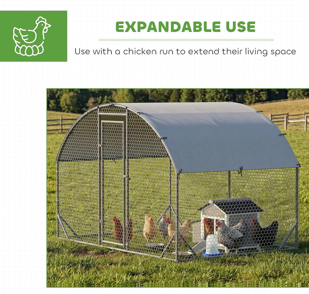 Chicken Coop Outdoor Weatherproof for 1-2 Chickens 36" x 25" x 27"