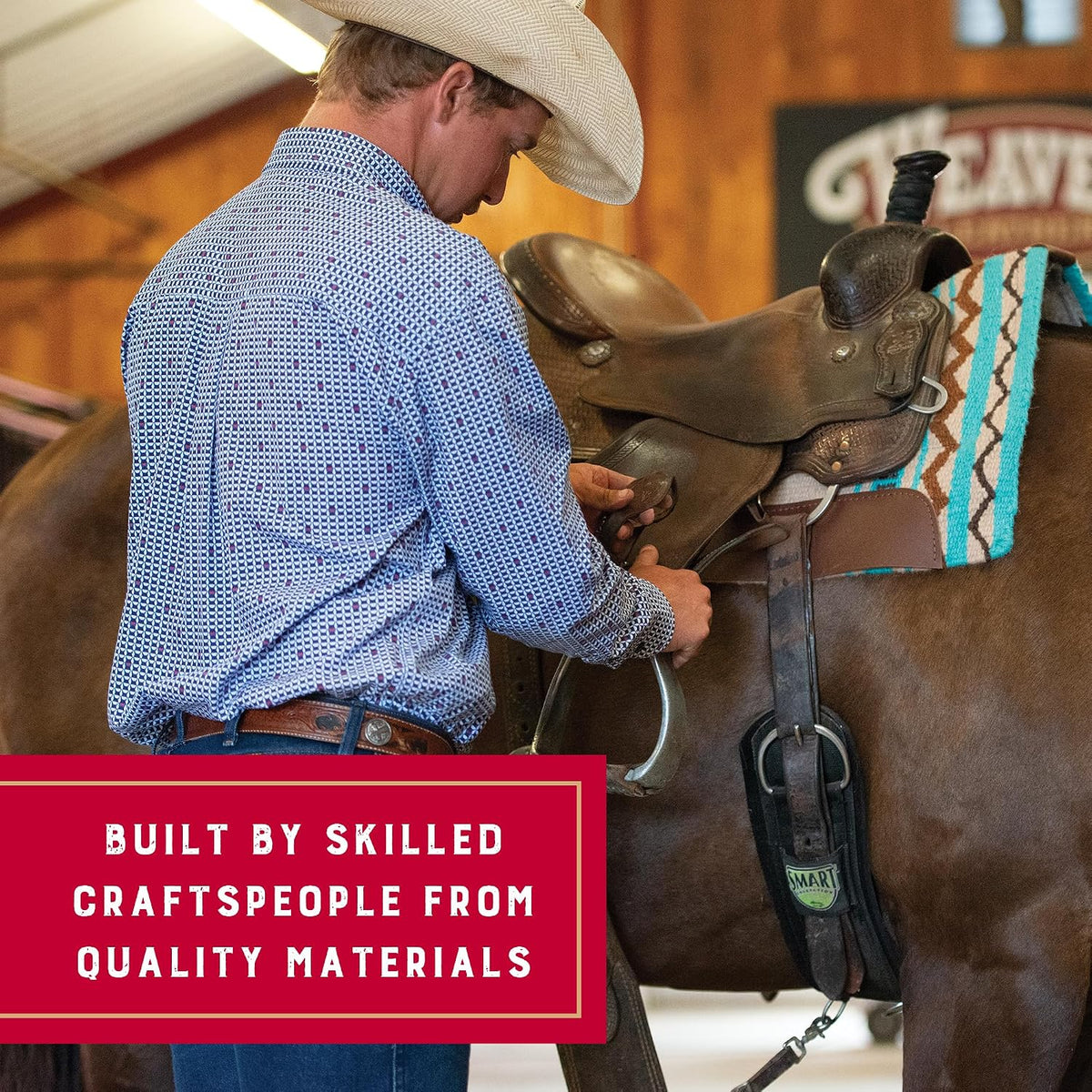 Weaver Leather Equine Felt Lined Smart Cinch