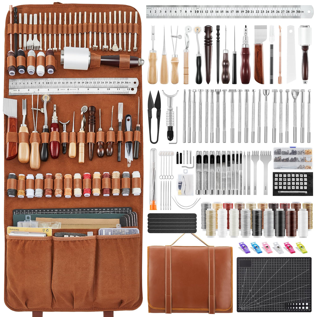 Leather Working Tools kit Leather Tooling Kit Leather Craft Tools