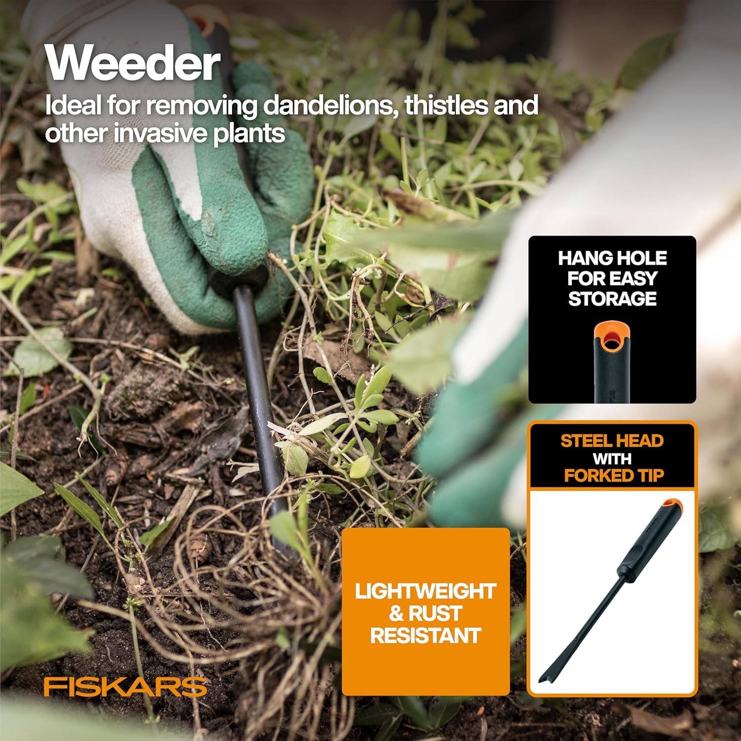 Vegetable Gardening Essentials 6-Piece Tool Set for Cultivating, Serrated Stainless Steel Shears & 4-in-1 Seed Sower
