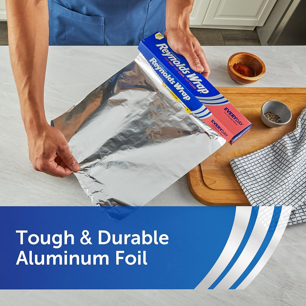 Wrap Everyday Strength Aluminum Foil Roll, 12 Inch Wide, 100sq ft