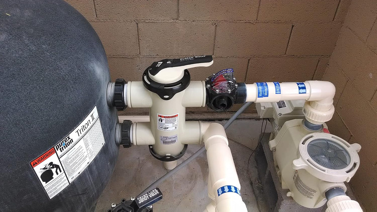 FV-2 Flow Meter with Check Valve and Velocity Scale for 2" Schedule 40 Pipe. Scale in GPM.