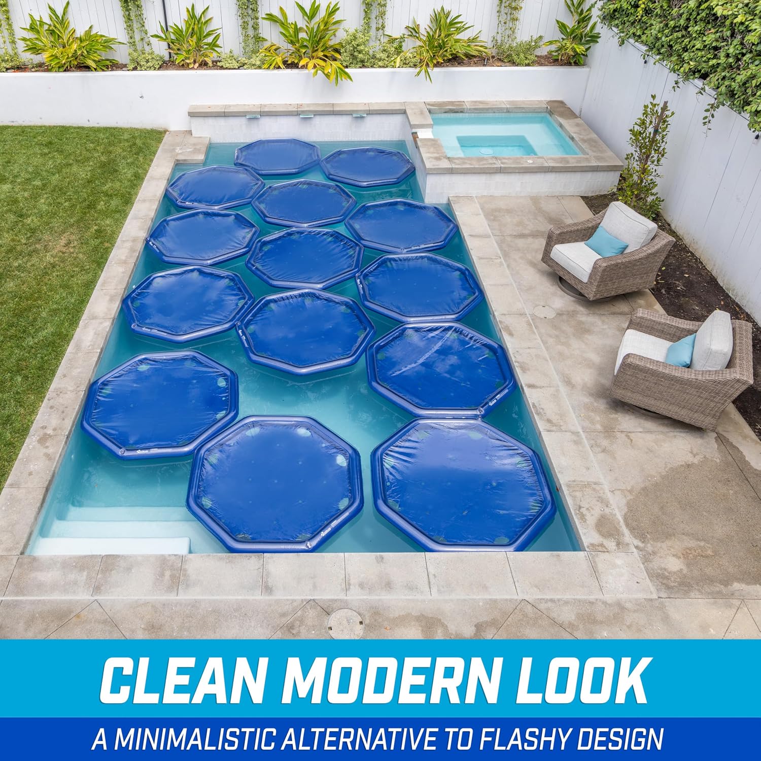 V2 Inflatable Solar Pool Heaters for Affordable Pool Heating and Insulation - 3 Pack
