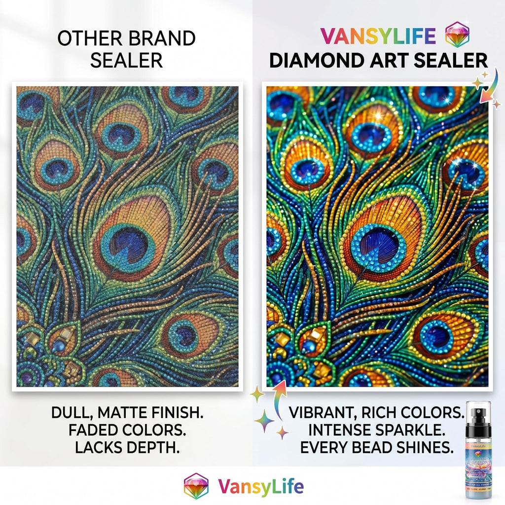 Diamond Art Sealer Spray, 30 Minutes Fast Drying (1 Pack)