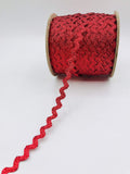 Red 3/8" Metallic RIC Rac - 18 Yards
