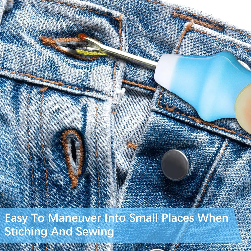 Seam Ripper 3 PCS Ergonomic Grip Sewing Thread Remover Tool