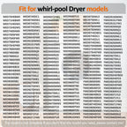 WED9400VE0 WED75HEFW0 Dryer Heating Element Kit Fit for Whirl-pool Duet