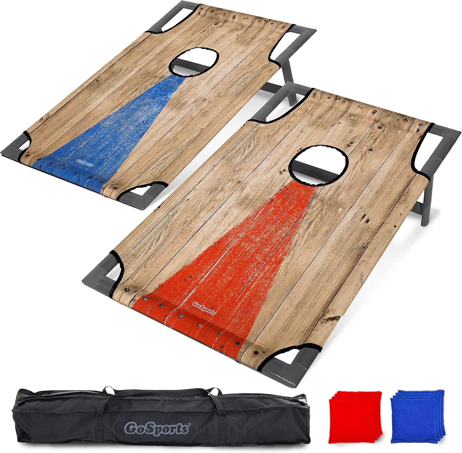 Portable Cornhole Game Sets – Premium Outdoor Lawn or Beach Toss Game
