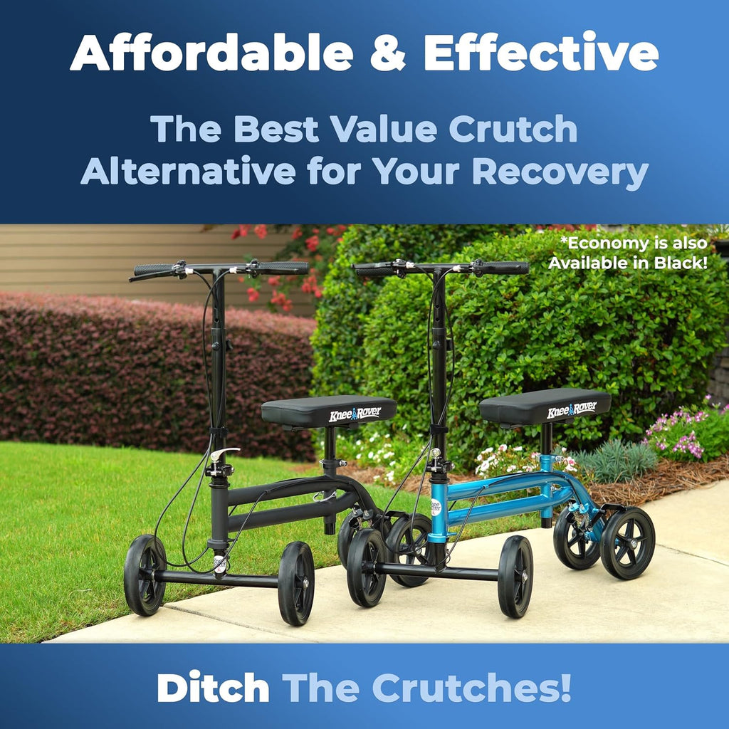 Economy Knee Scooter, Blue