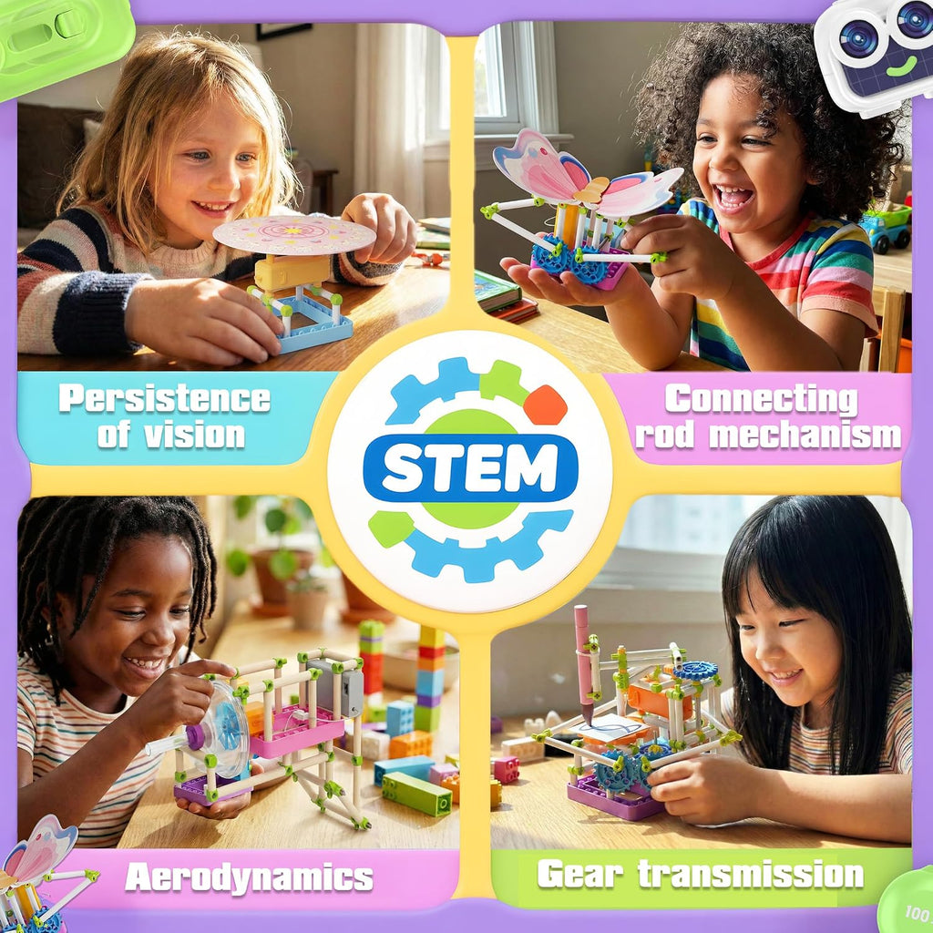 Science Kit for Girls 100+ Experiments, STEM Toys | Educational Projects, Fun Experiments, Step-by-Step Instructions
