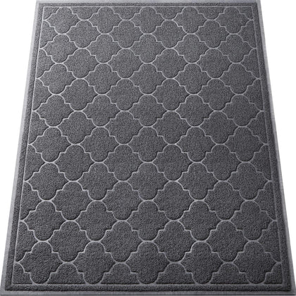 Door Mat Indoor Outdoor Doormat, Low-Profile Design Floor Mat