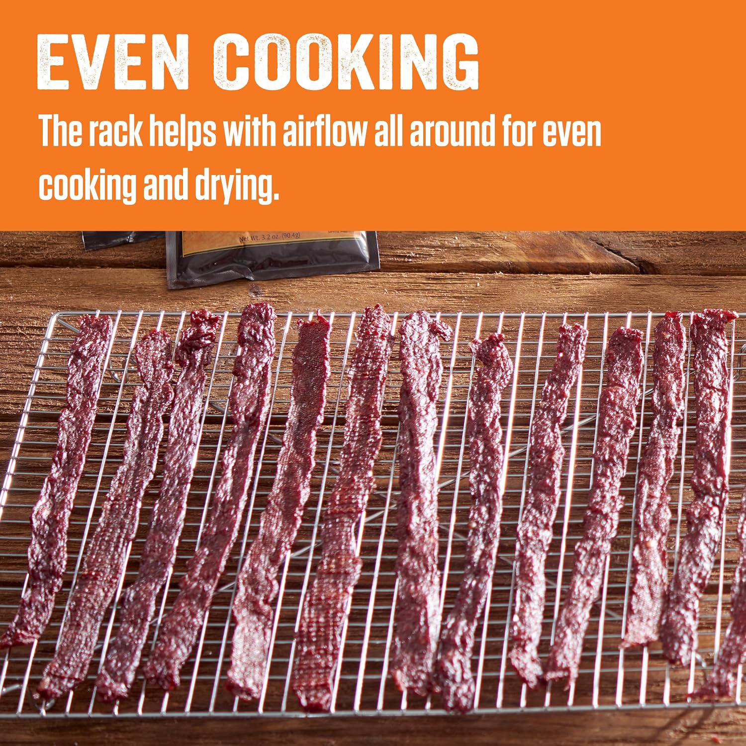 Products 18" by 13" Jerky Rack, Compatible with Jerky Pan, Stainless Steel