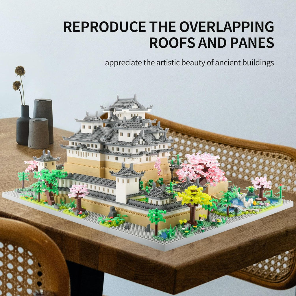 Japan Himeji Castle Miniature Building Blocks Model 10080 Pieces