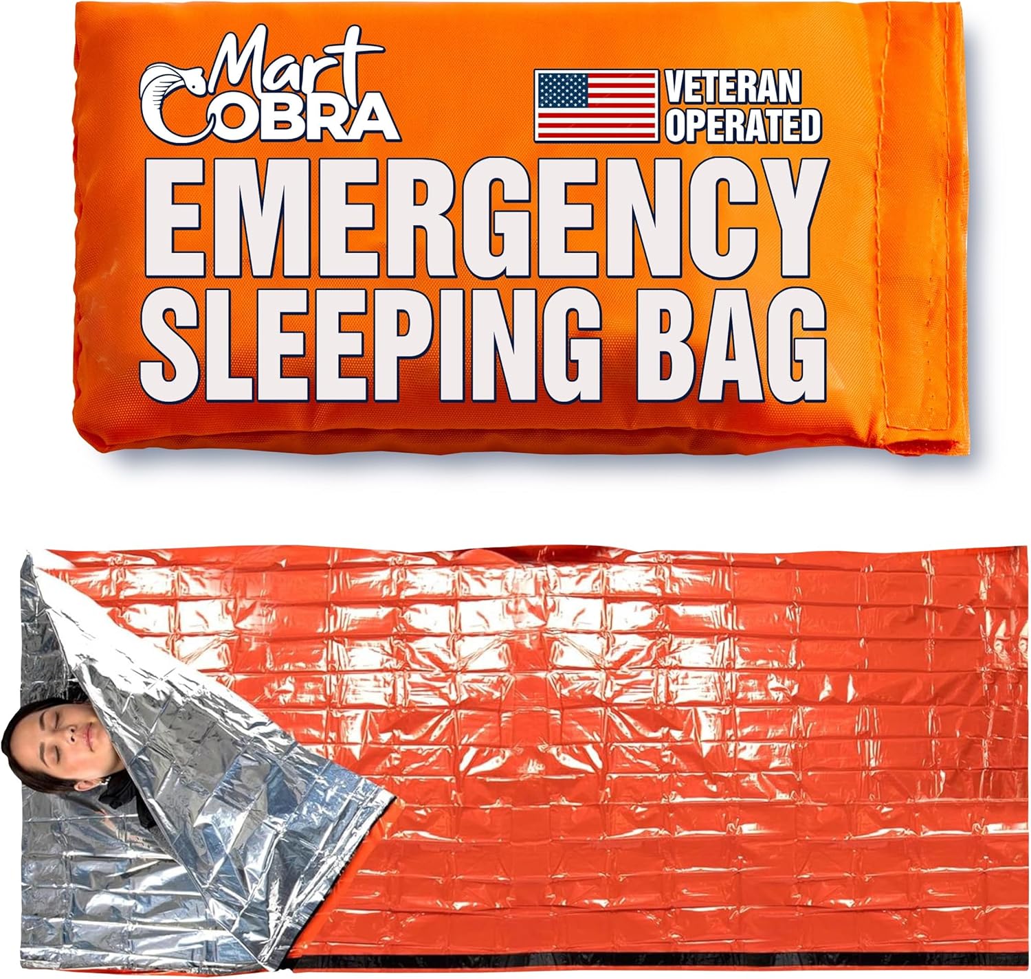 Emergency Sleeping Bag for Survival Gear and Supplies Life Bivy Sack Waterproof Mylar Emergency Blankets for Survival