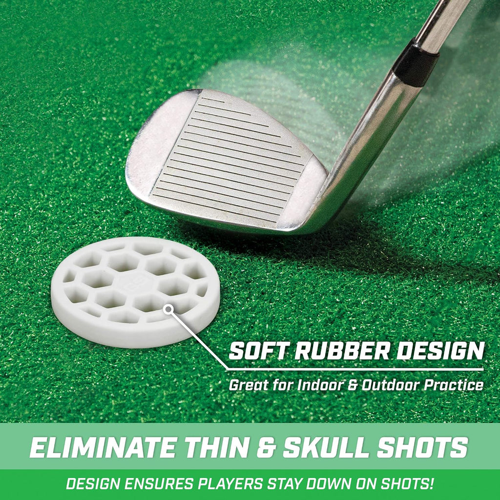Pure Strike Golf Training Discs 24 Pack | Golf Swing Trainer and Ball Striking Training Aid for Contact, Compression