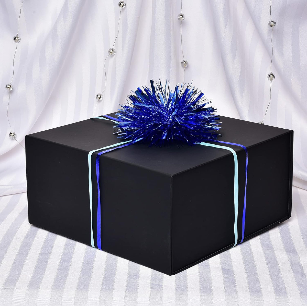 Black Magnetic Gift Box, 12x12x6 Inch, 15 Pack