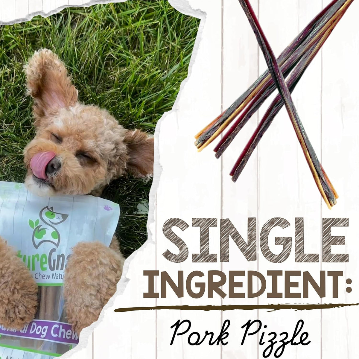 Extra Thin Pork Bully Sticks 5-6" Dog Chews, 15 Count