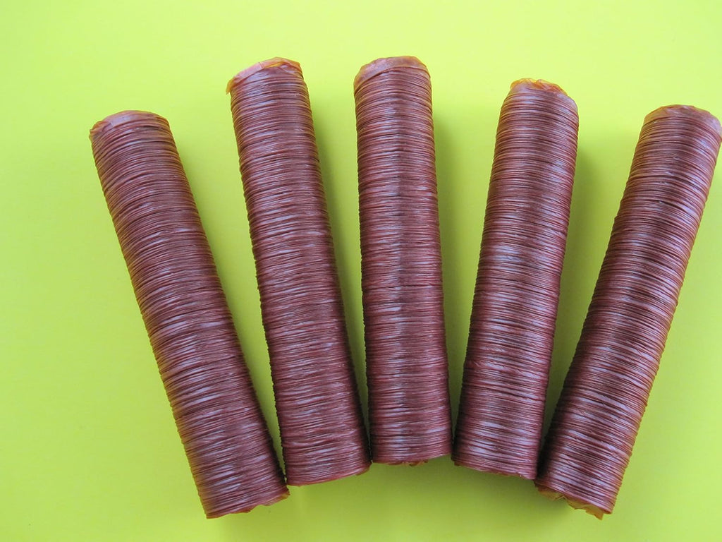 17 mm SLIM snack stick casings for homemade snack Slim Jim sausage. Just add beef, venison, pork etc. ENOUGH Casings