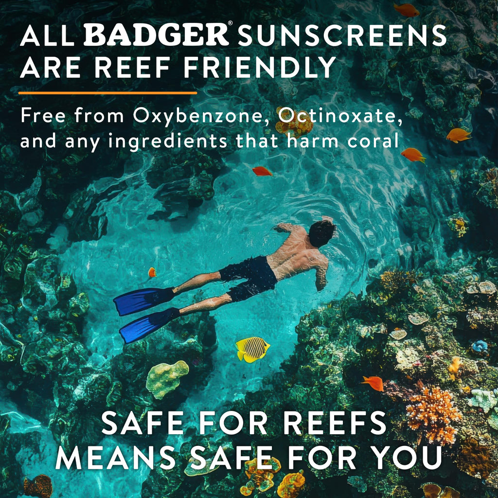 Reef Safe Mineral Sunscreen SPF 50, Zinc Oxide, 2.9 fl oz (2-Pack)