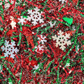 8.8oz Christmas Crinkle Cut Paper Shred
