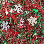 8.8oz Christmas Crinkle Cut Paper Shred